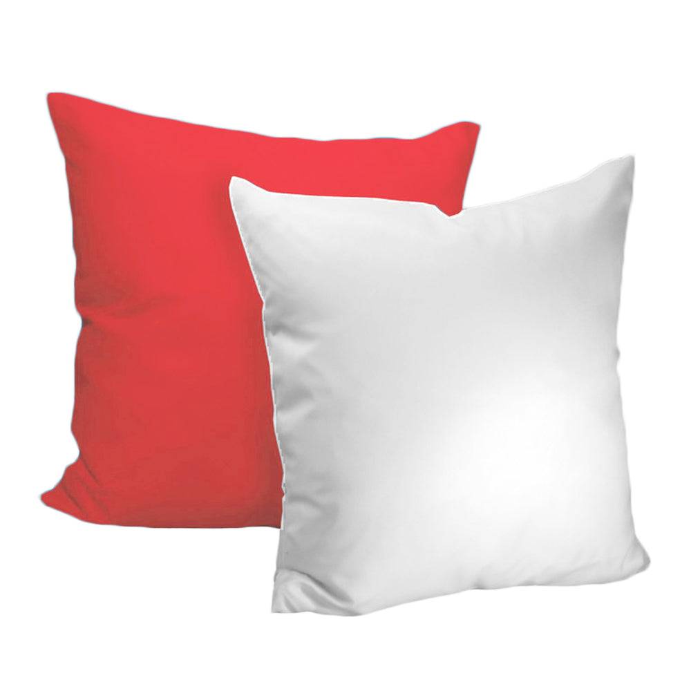 Husă Pernă pentru Sublimare 40x40 Alb și Roșu