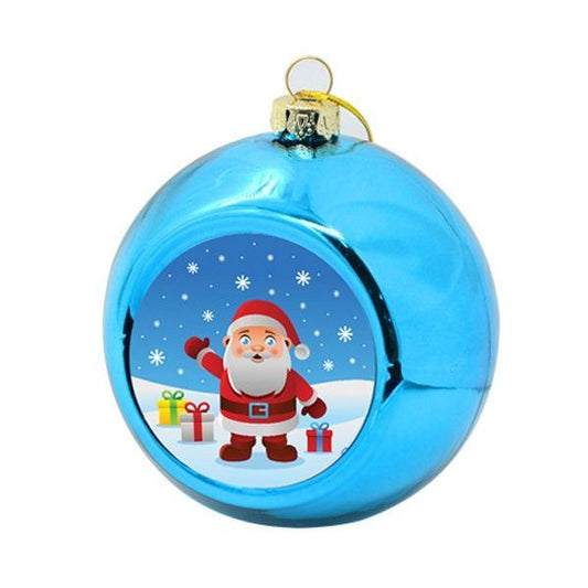 Glob personalizat albastru pentru brad