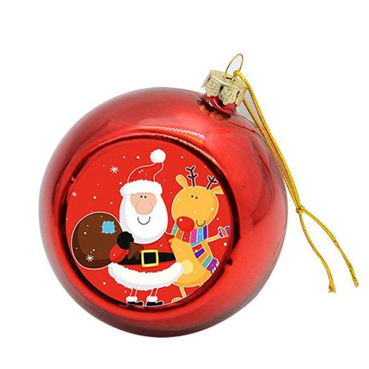 Glob personalizat rosu pentru brad