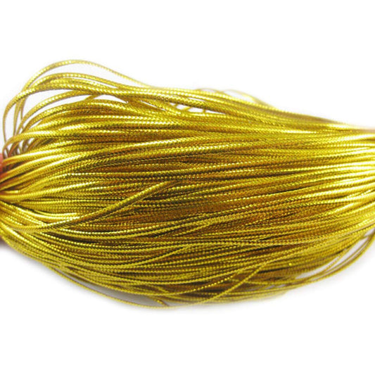Set 100 șnur auriu metalic