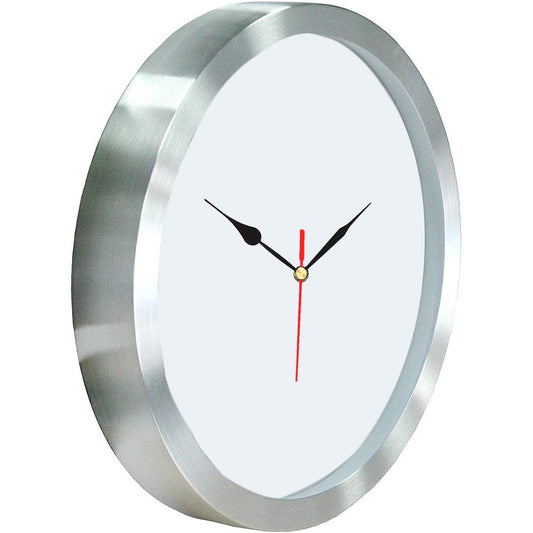 Ceas personalizabil cu ramă aluminiu - 15 cm