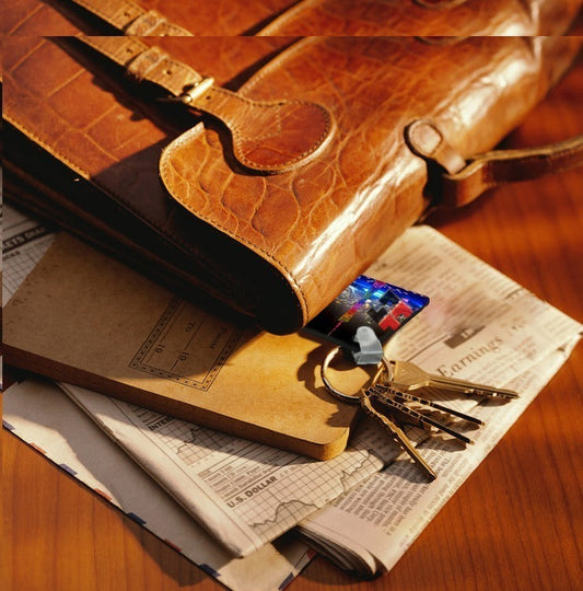 Breloc MDF dreptunghi 4x5