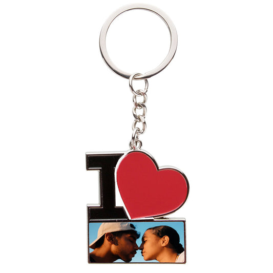 Breloc metalic I Love