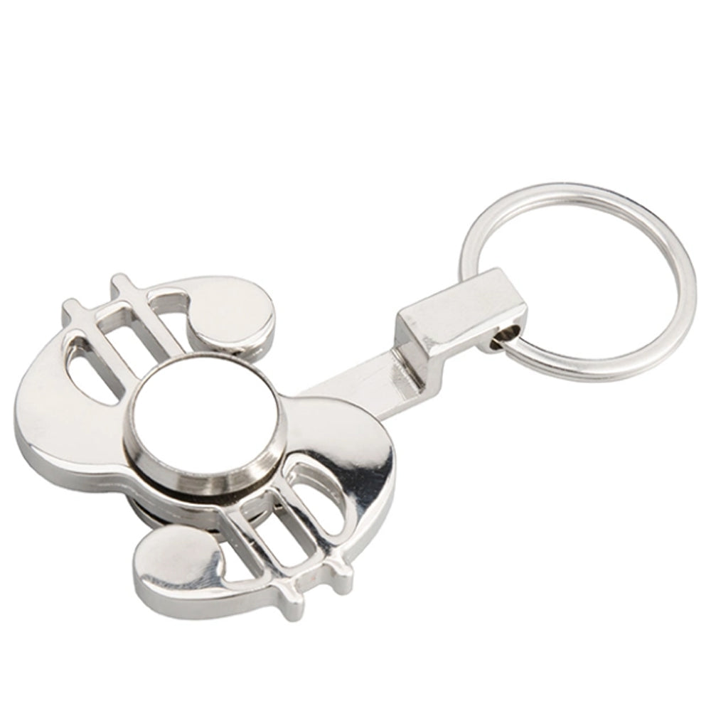 Breloc metalic cu spinner - DOLLAR