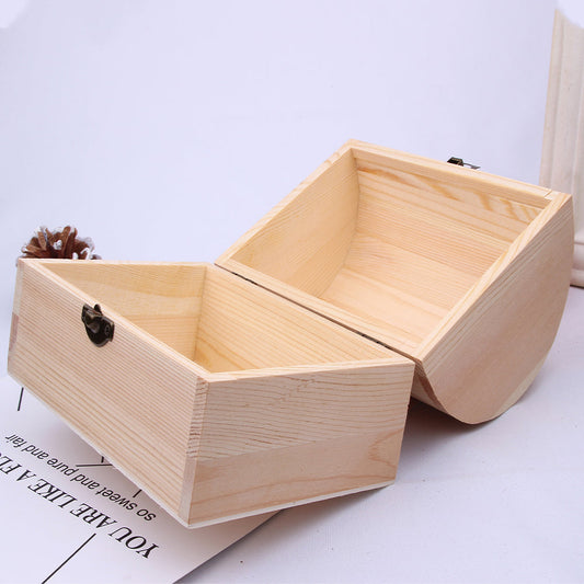 Cutie lemn cufăr MEDIE 12x8x9 cm