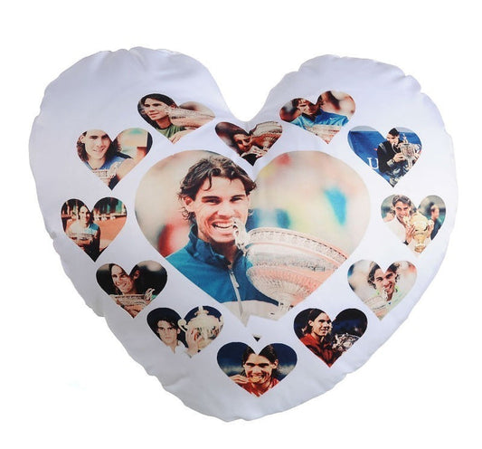 Pernă personalizată în formă de inimă