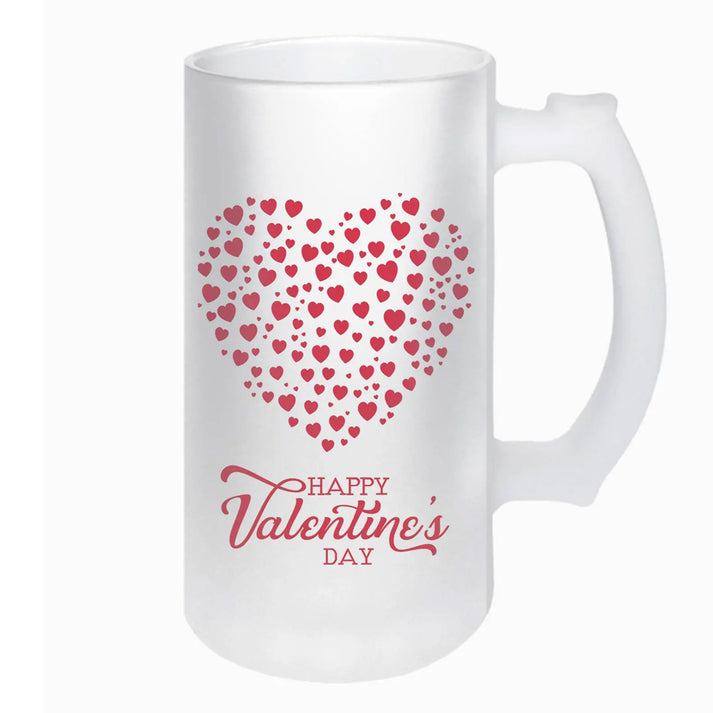 Set 2 halbe personalizate din sticlă sablată