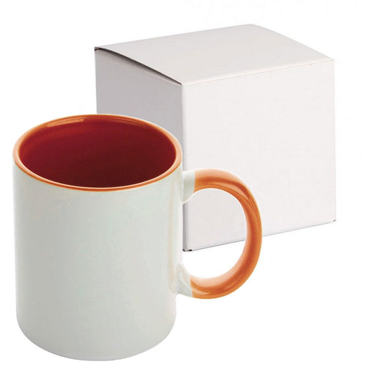 Cană mâner și interior color + cutie individuală