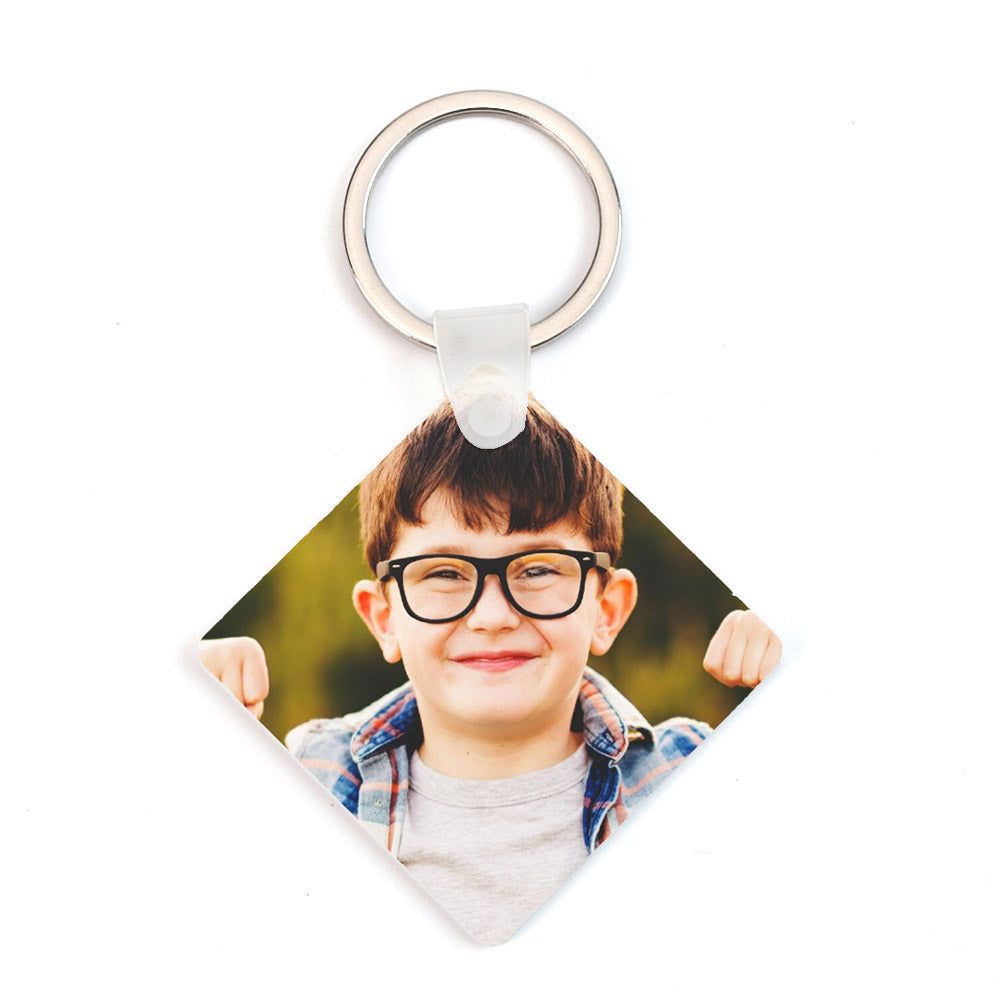 Breloc din plastic - pătrat