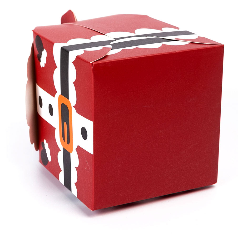 Cutie căni 3D Moș Crăciun roșu