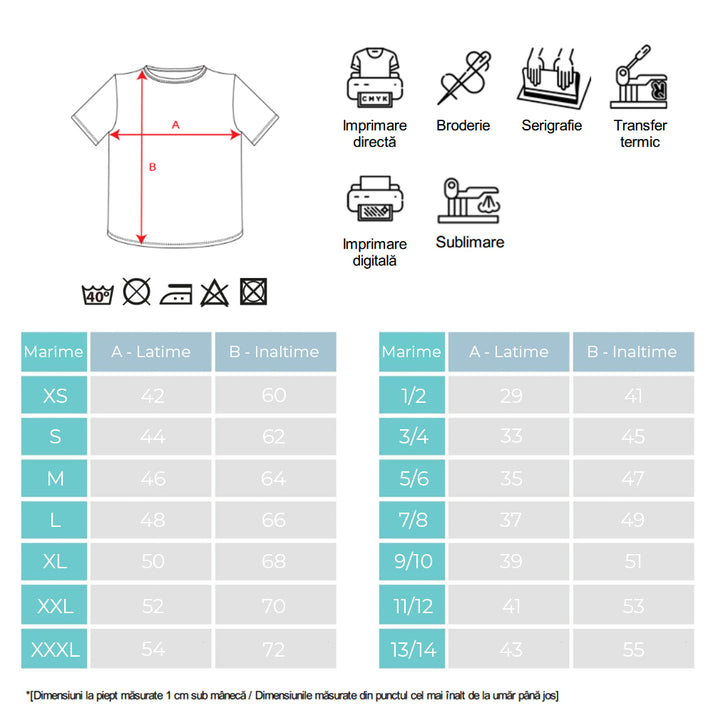 Tricouri MODAL de adulți