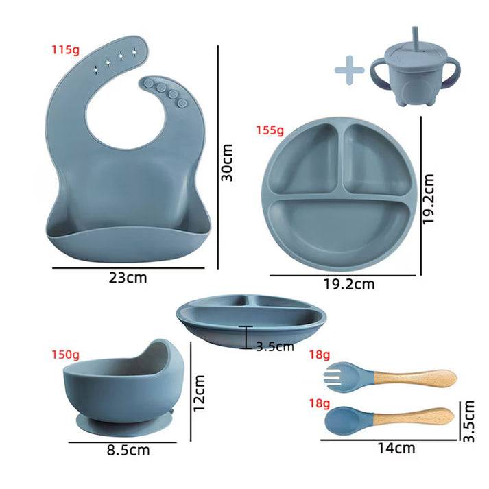 Set complet de diversificare din silicon - 6 piese