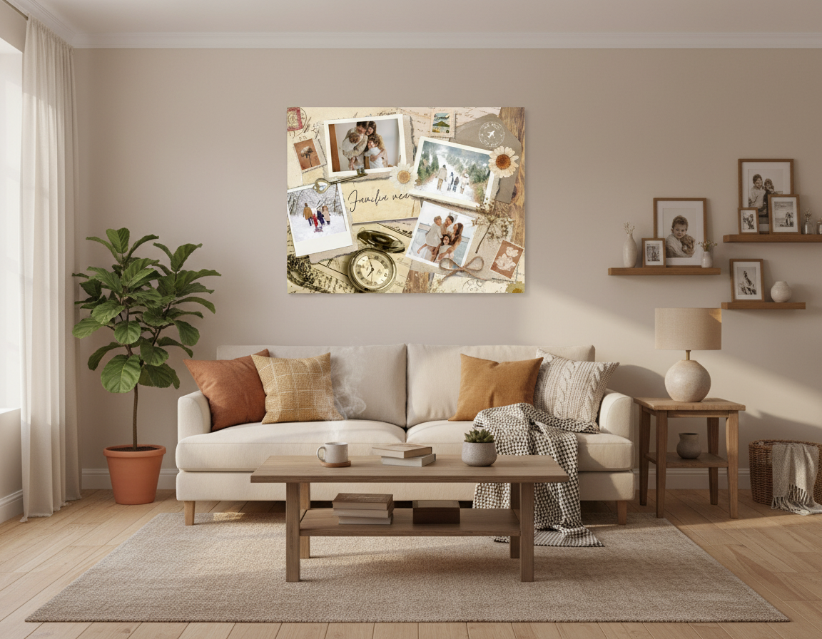 tablou colaj familie