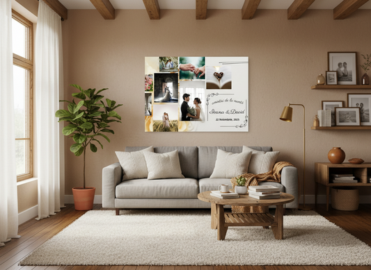 Tablou Nuntă - Colaj 8 imagini