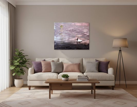 Tablou Lebădă în Astra