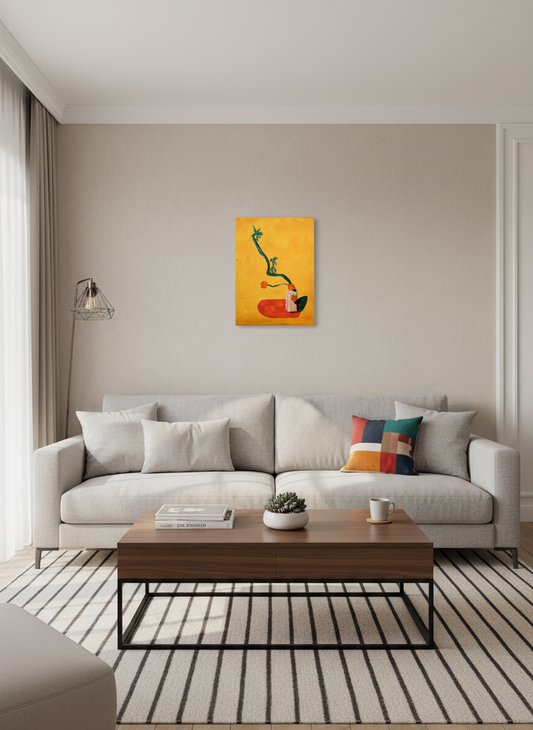 Tablou Nagairei - Ikebana cu Flori de Cireș