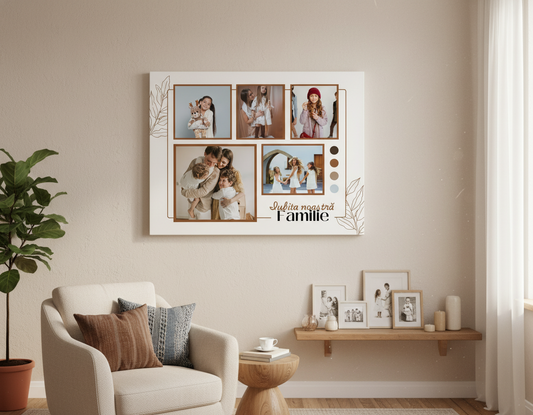 tablou familie colaj