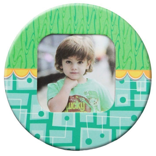 Magnet rotund-verde insertie foto