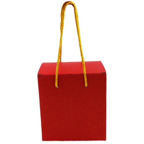 Cutie căni roșie cu mânere