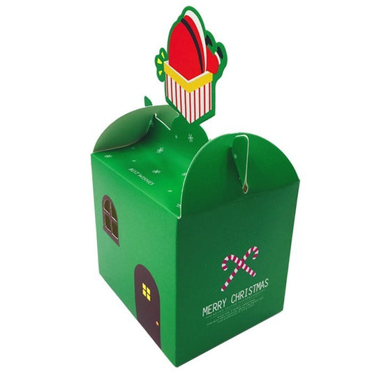 Cutie căni 3D Crăciun verde