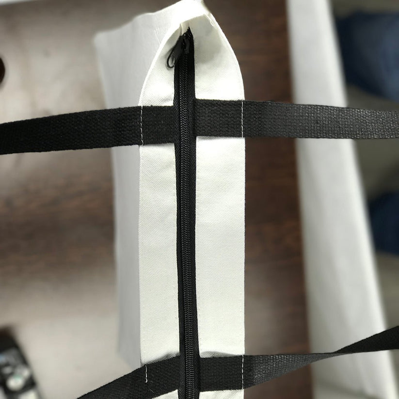 Geantă Canvas TOTE – mâner negru