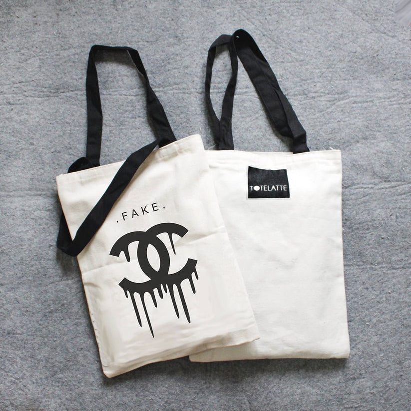 Geantă Canvas TOTE – mâner negru