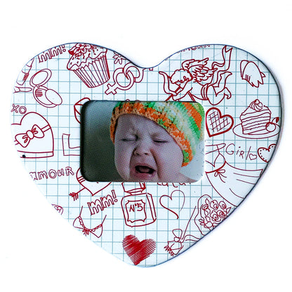 Magnet inima schita insertie foto