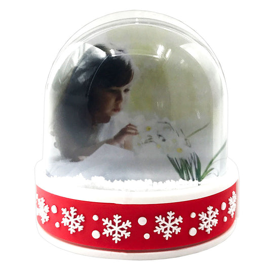 Glob inserție foto fulg de zăpadă - LED