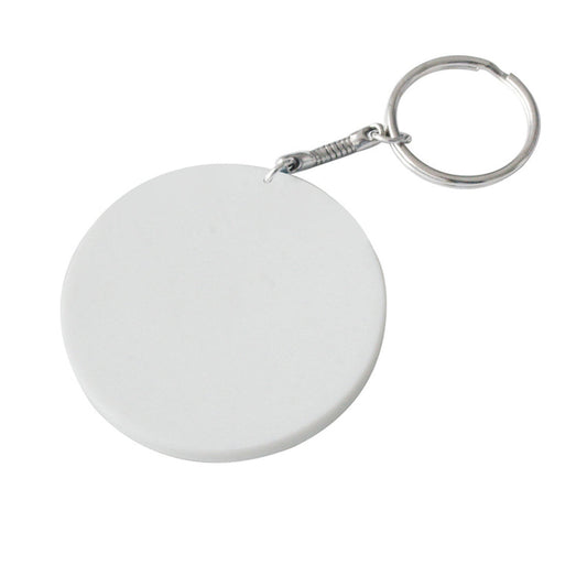 Breloc plastic rotund personalizat