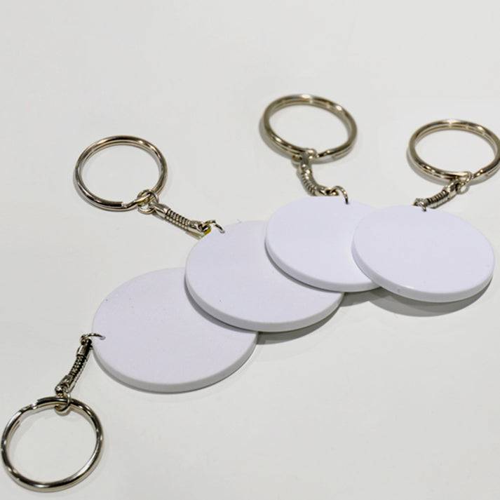 Breloc plastic rotund personalizat