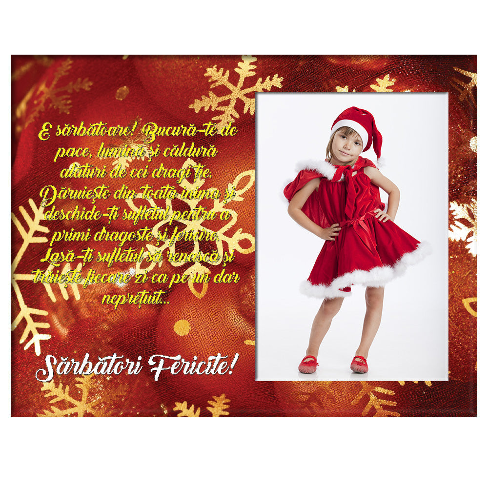 Ramă foto sticlă CRACIUN 4