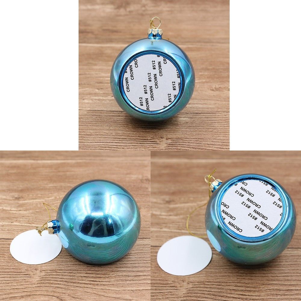 Glob personalizat albastru pentru brad 