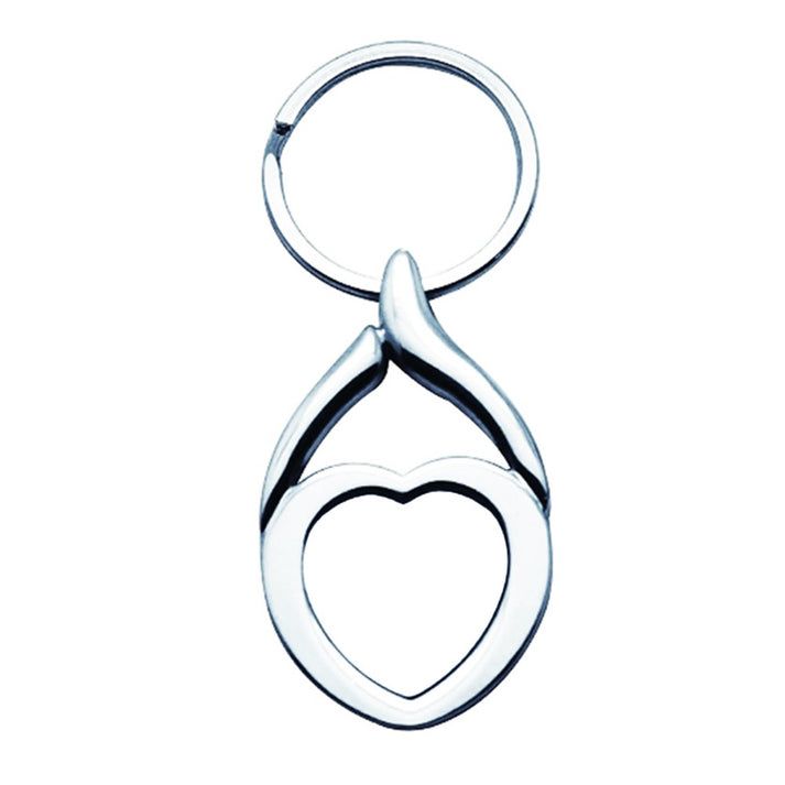 Breloc metalic inimă