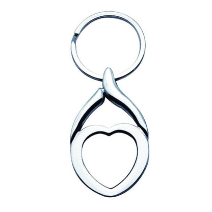 Breloc metalic inimă