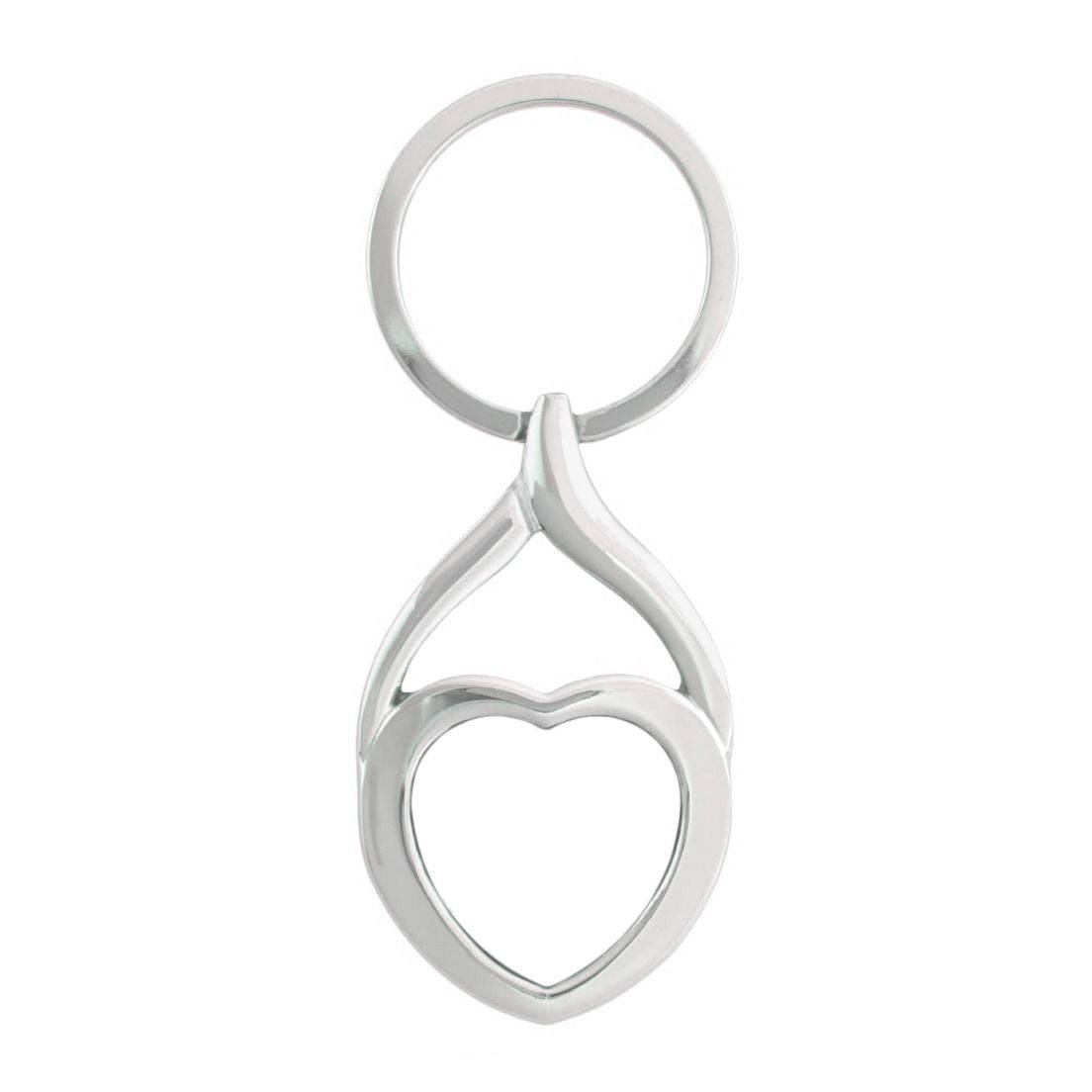 Breloc metalic inimă