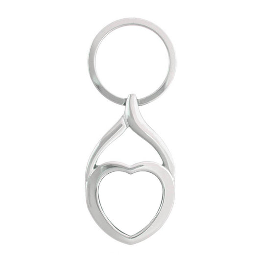 Breloc metalic inimă