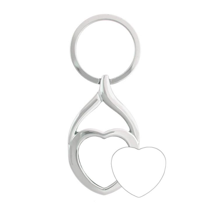 Breloc metalic inimă