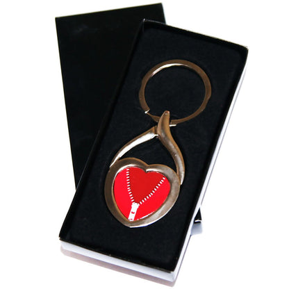Breloc metalic inimă
