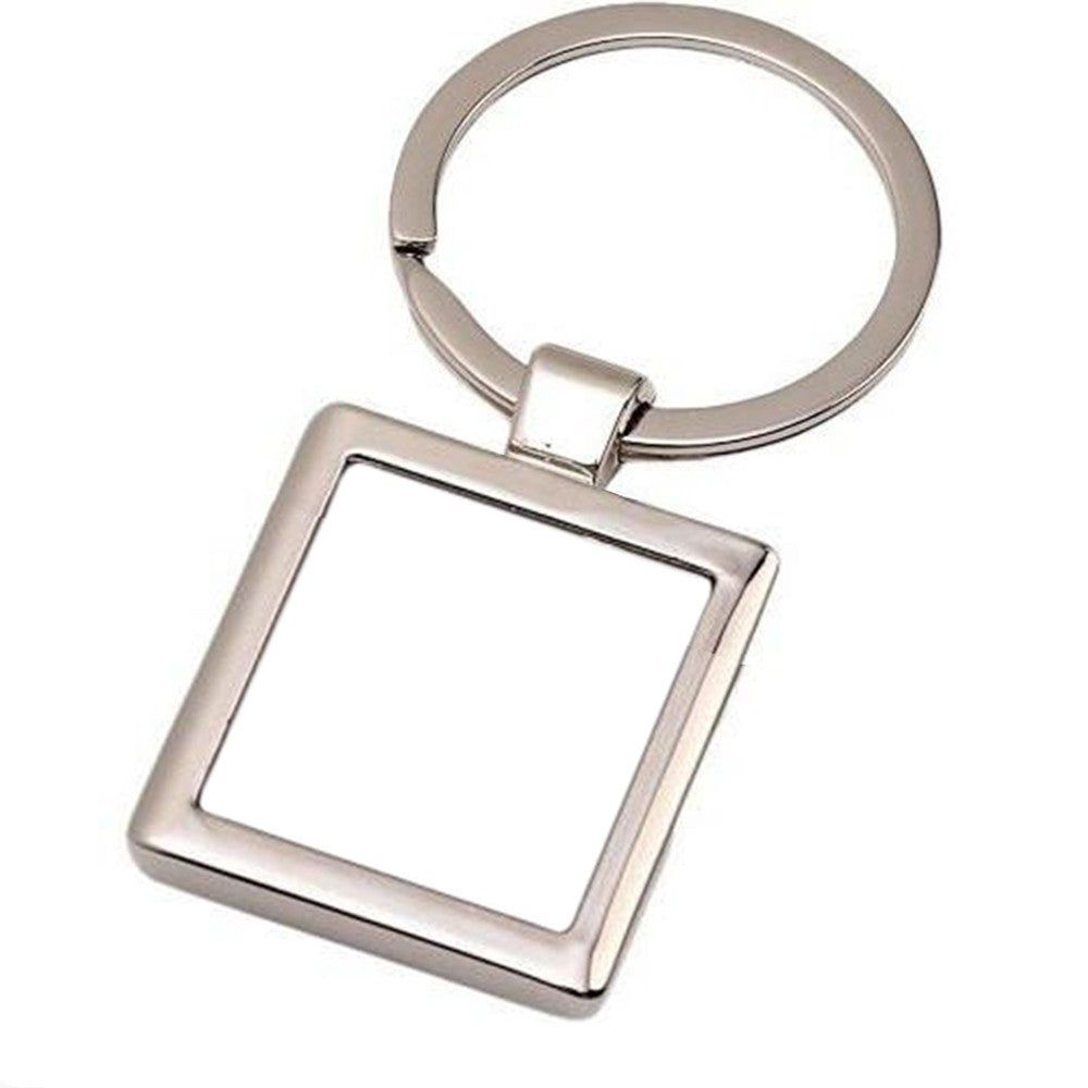 Breloc metalic pătrat