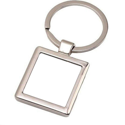 Breloc metalic pătrat