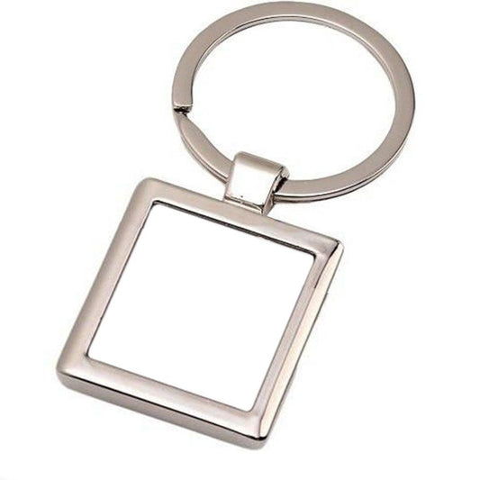 Breloc metalic pătrat