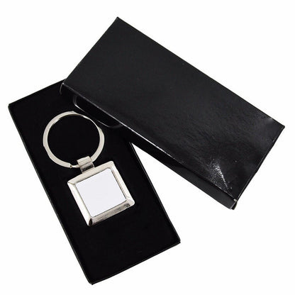 Breloc metalic pătrat