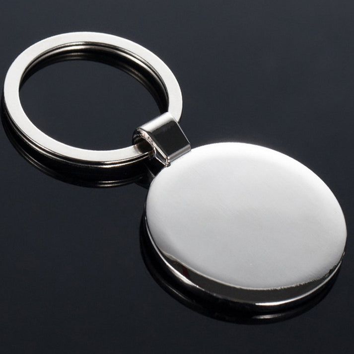 Breloc metalic rotund