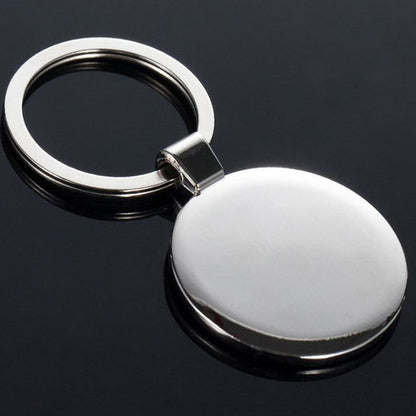 Breloc metalic rotund