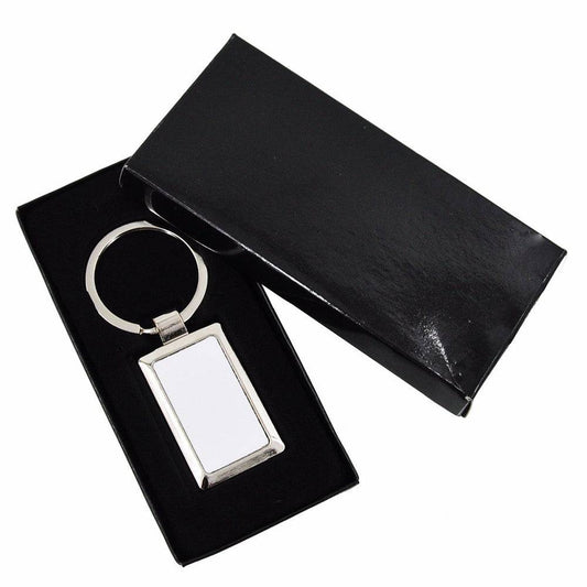 Breloc metalic dreptunghi