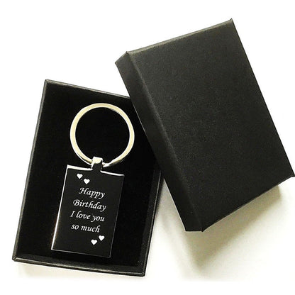 Breloc metalic dreptunghi