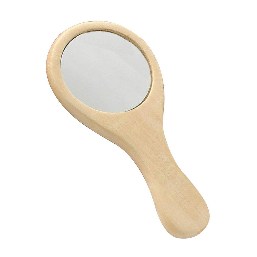 Oglindă lemn mică 13,5 cm