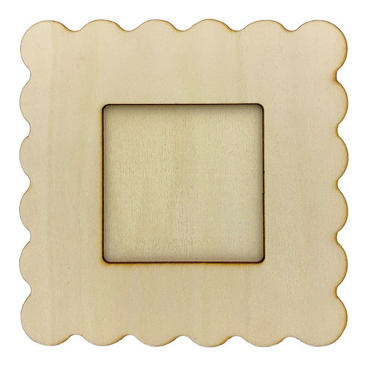 Ramă foto lemn ondulată