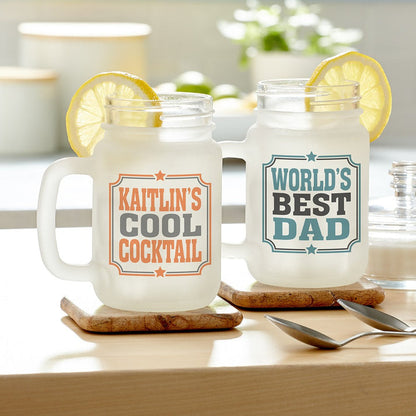 Halbă limonadă cu pai roșu personalizată