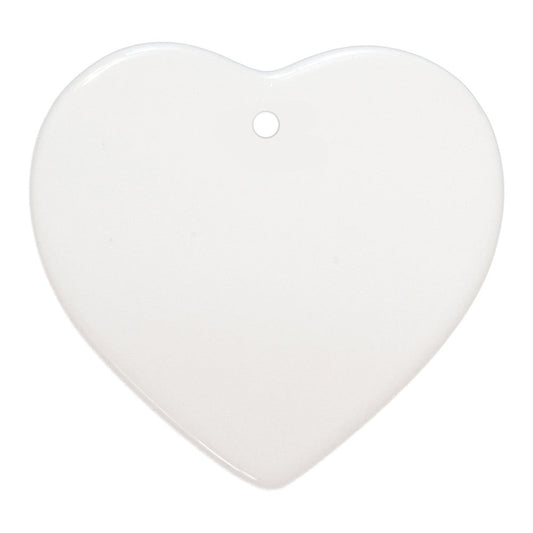 Ornament ceramica sublimabil inima